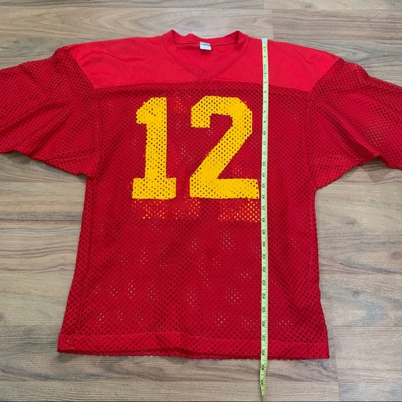 Vintage 70s 80s Champion Blue Bar Pro College Football Jersey Made in USA Medium - Picture 6 of 7